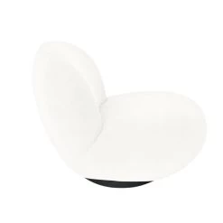 Giga Meubel Draaifauteuil Teddy Wit - Zithoogte 44cm - Fauteuil Swivel -Fauteuilwinkel 90acd9ce49a841b2ab54f455320961a5