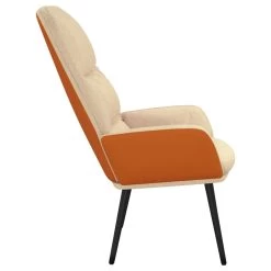 VidaXL Relaxstoel Stof Crèmewit -Fauteuilwinkel 9322547d75eb401784efbd465701c47b