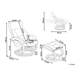 Beliani Massagestoel FORCE - Beige Kunstleer -Fauteuilwinkel 9b6345c929504169a367f7b6e2f439be 1
