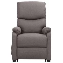 VidaXL Sta-op-stoel Stof Lichtgrijs -Fauteuilwinkel 9dbb4d7a3eac42e39b7fd5b193ddee7f