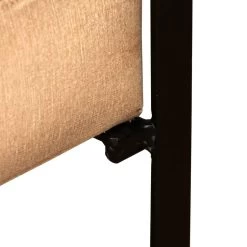 VidaXL Loungestoel Echt Geitenleer En Canvas Bruin -Fauteuilwinkel ae14fa996cd147c4b43db4d423e242fc