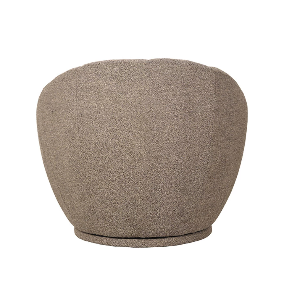 LABEL51 Fauteuil Crown - Bruin - Boucle 6 LABEL51 Fauteuil Crown - Bruin - Boucle - Afbeelding 4