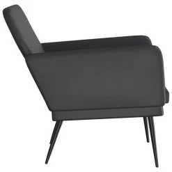VidaXL Fauteuil 61x78x80 Cm Kunstleer Zwart -Fauteuilwinkel b163176ecf5d4a69822e2d60a7b042d0