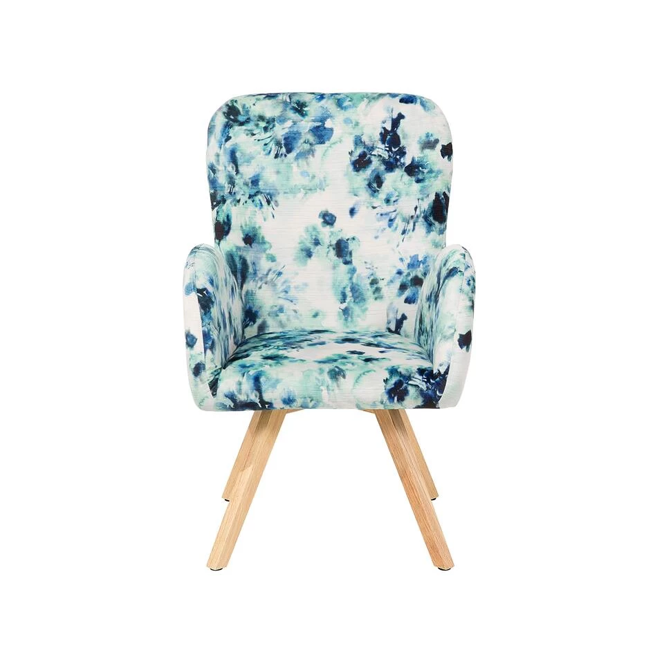 Beliani Fauteuil BJARN - Multicolor Polyester 6 Beliani Fauteuil BJARN - Multicolor Polyester - Afbeelding 4