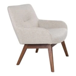 Giga Meubel Loungestoel Stof Zand/Bruin - Zithoogte 40cm -Fauteuilwinkel befd5ebcf76f4e64a4a0b107bcd734fe