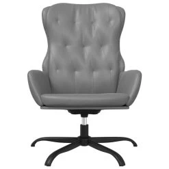 VidaXL Relaxstoel Kunstleer Antracietgrijs 8 VidaXL Relaxstoel Kunstleer Antracietgrijs -Fauteuilwinkel bf50e13f9f814a659ab7634251455245