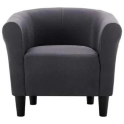 VidaXL Fauteuil Stof Zwart 8 VidaXL Fauteuil Stof Zwart -Fauteuilwinkel c1a0bd90a885431580c6535dcabfd85a