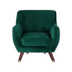Beliani Fauteuil BODO - Groen Fluweel -Fauteuilwinkel c2681f5ab0544e33a8117ab9f78def7c