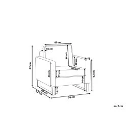 Beliani Fauteuil VIND - Roze Polyester -Fauteuilwinkel c38b8f186d8745c6b9b77d663751699a 1