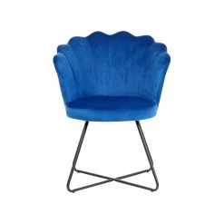 Beliani Fauteuil LOVELOCK - Blauw Fluweel 9 Beliani Fauteuil LOVELOCK - Blauw Fluweel -Fauteuilwinkel c3c8525aee464f618e06042caacf5466