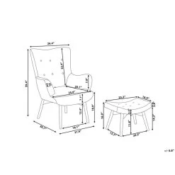 Beliani Fauteuil VEJLE - Zwart Fluweel 9 Beliani Fauteuil VEJLE - Zwart Fluweel -Fauteuilwinkel cbd5b0a979364dff9aaab470dd061054 1