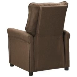 VidaXL Recliner Stof Bruin 9 VidaXL Recliner Stof Bruin -Fauteuilwinkel e0e70b25929f48e7b5215bfcbff5db00