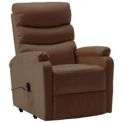 VidaXL Sta-op-stoel Kunstleer Bruin 8 VidaXL Sta-op-stoel Kunstleer Bruin -Fauteuilwinkel e4304bdeed614266a605325519d72cec