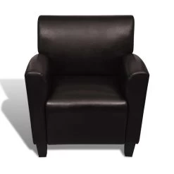 VidaXL Fauteuil Kunstleer Donkerbruin 8 VidaXL Fauteuil Kunstleer Donkerbruin -Fauteuilwinkel e8ea6367ed9442b3997182d51cb4bbab