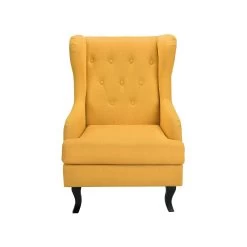 Beliani Fauteuil ALTA - Geel Polyester 9 Beliani Fauteuil ALTA - Geel Polyester -Fauteuilwinkel f203338264424dc69d728188bf99ae3e