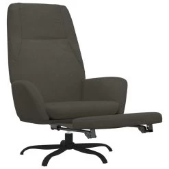 VidaXL Relaxstoel Met Voetensteun Fluweel Donkergrijs -Fauteuilwinkel f2bd46e807bd4347972ebf7e3f344944