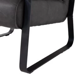 Giga Meubel Fauteuil Antraciet - PU-Leer - 62x80x82cm - Iwan -Fauteuilwinkel f9e98eaff21b4acebffa09de43e7bea0