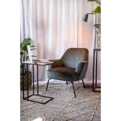 Fauteuil Hamburg - Fluweel - Groen -Fauteuilwinkel sf 10207456 1010