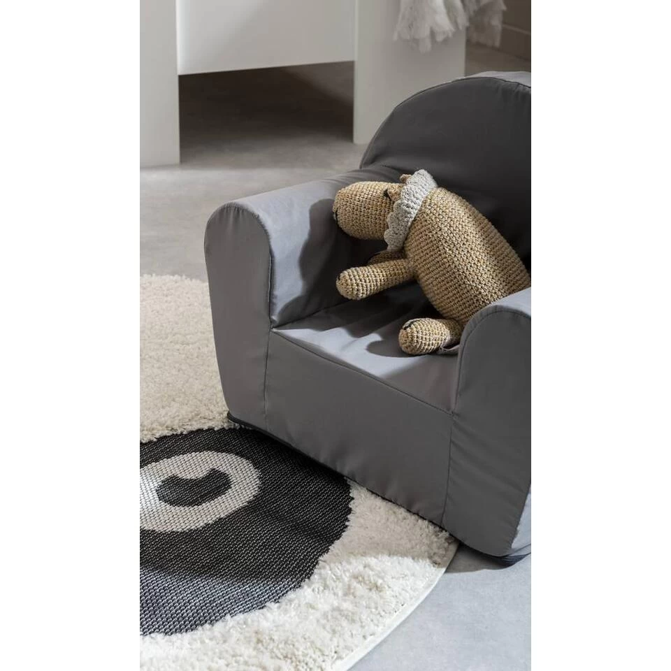 Kinderstoel Louis - Antraciet - 44x53x36 Cm 4 Kinderstoel Louis - Antraciet - 44x53x36 Cm - Afbeelding 3